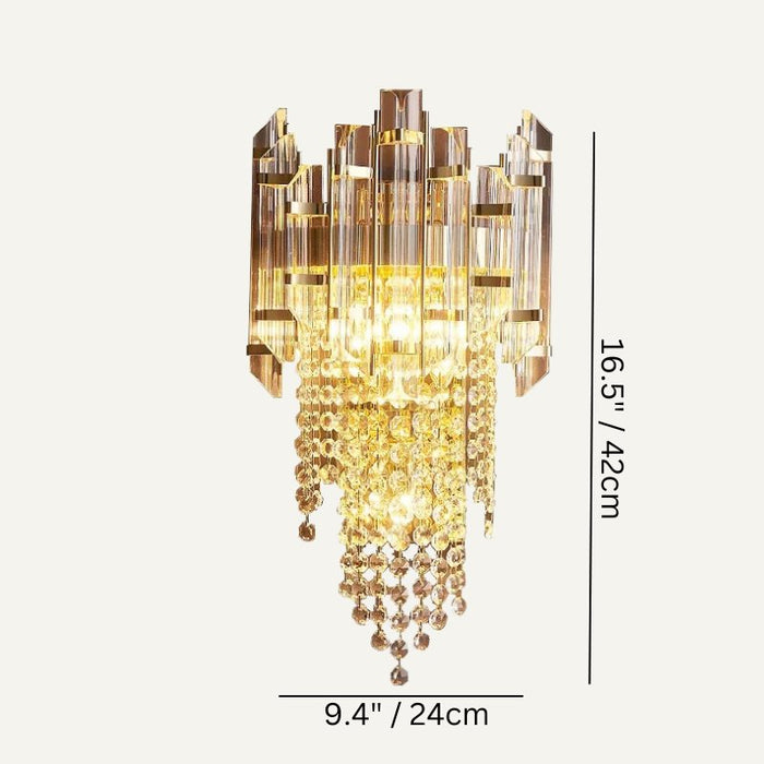 Prisco Wall Lamp Size