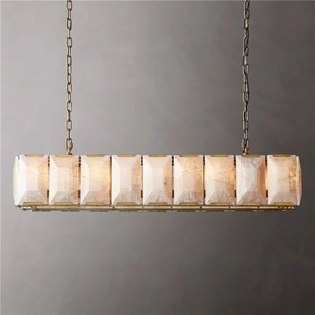 Sakhra Alabaster Linear Chandelier