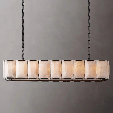 Sakhra Alabaster Linear Chandelier