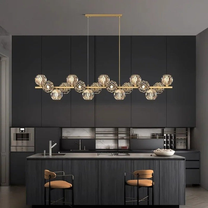 Stylish Serenity Linear Chandelier 