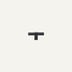 T Knob: L2.7"(6.8cm) x H1.3"(3.5cm) / Matte Black
