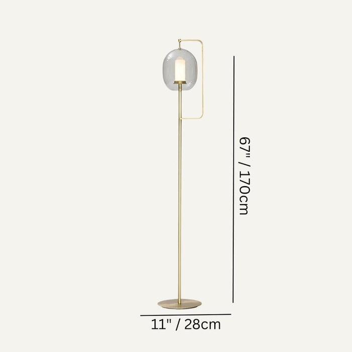 Solareia Floor Lamp Size Chart