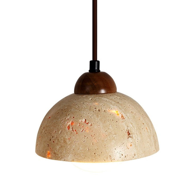 Travertine Pendant Light