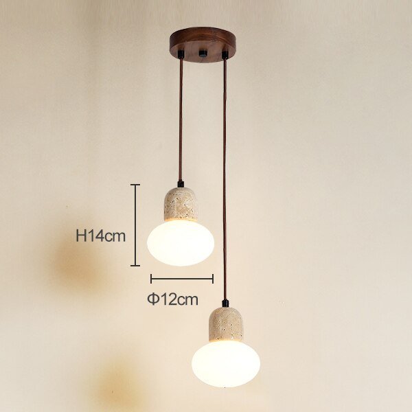 Travertine Pendant Light