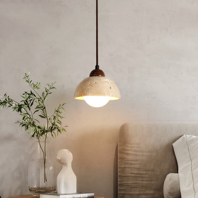 Travertine Pendant Light