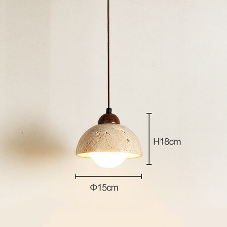 Travertine Pendant Light