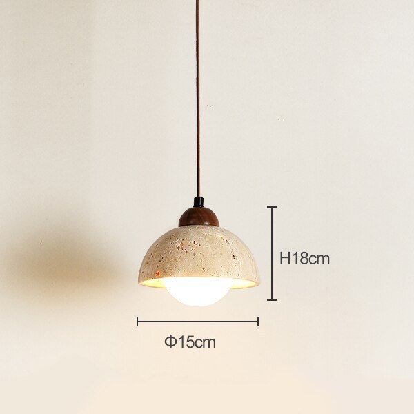 Travertine Pendant Light