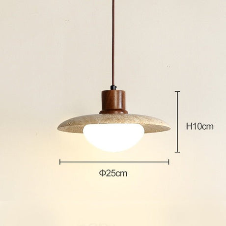 Travertine Pendant Light