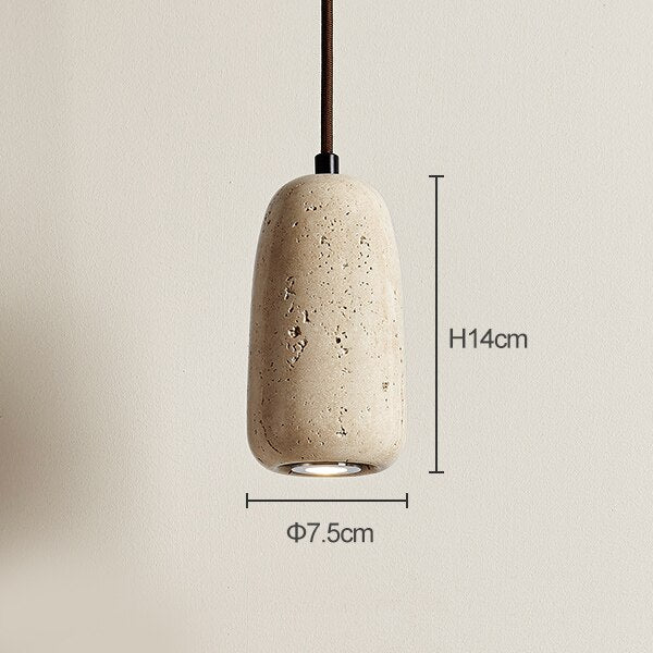 Travertine Pendant Light