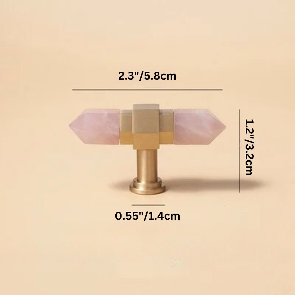 Zakitu Crystal Knob & Pull Bar
