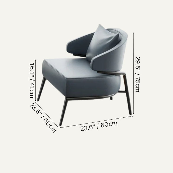 Zeriki Accent Chair Size